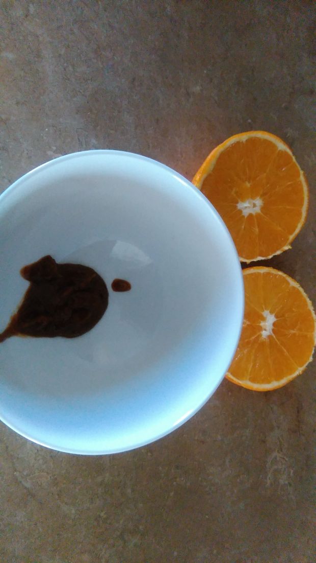 Pstrąg pieczony na pomarańczach