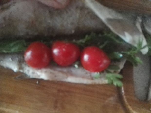 Pstrągi podwójnie pomidorowe
