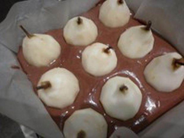 Rozgrzewające ciasto z gruszkami i czekoladą