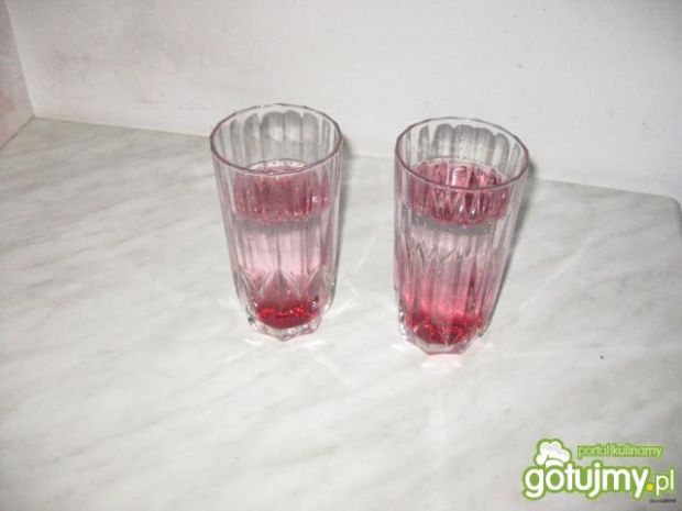 Różowy ocean - czyli  drink malinowy