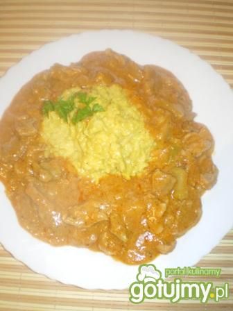 Ryż kleisty z curry i parmezanem