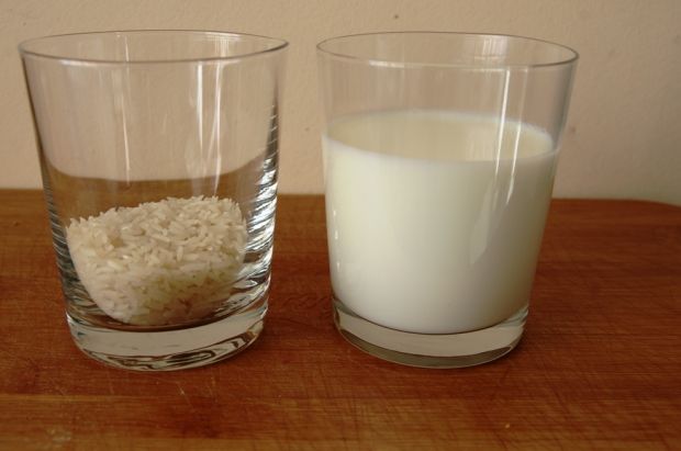 Ryż na mleku z truskawkami