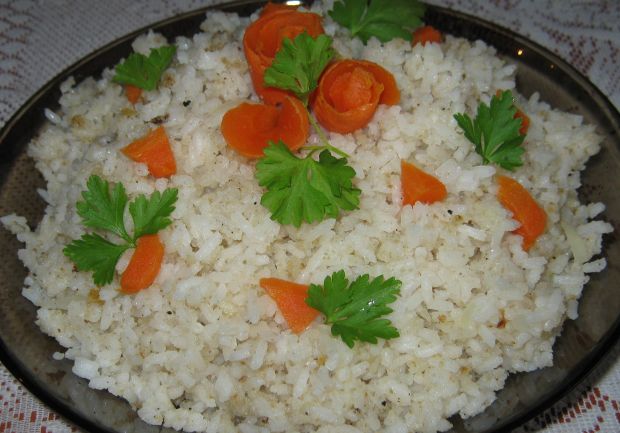 Ryż podsmażany z cebulką