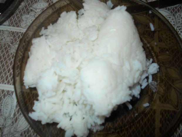 Ryż zapiekany z pieczarkami i serem