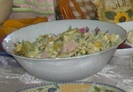 Sałatka z makaronu ryżowego