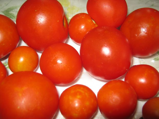 Sałatka z ogórków i pomidorków