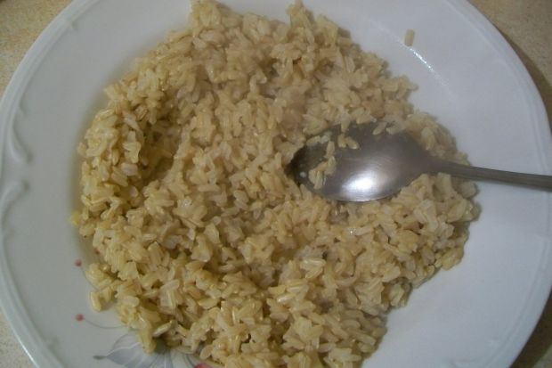 Sałatka z ryżem na ciepło
