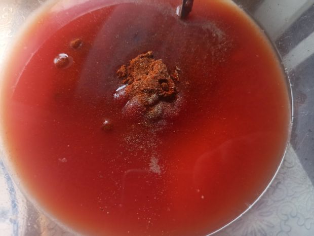 Schab pieczony w sosie pomidorowym