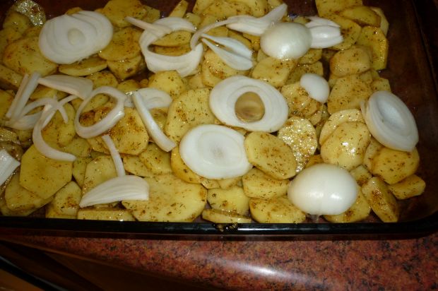 Schab pieczony z ziemniakami