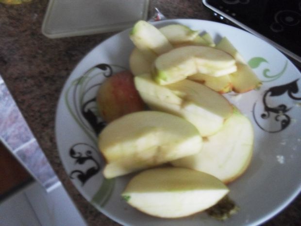 Schab zapiekany z jabłkiem