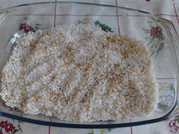 Skrzydełka duszone z ryżem