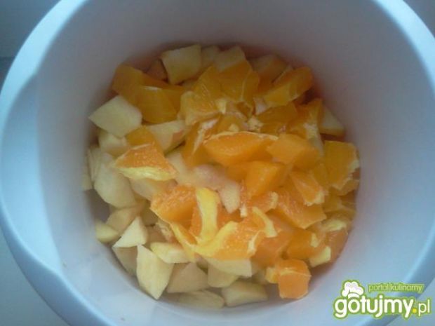 Słoneczny kompot z pomarańczy i jabłek