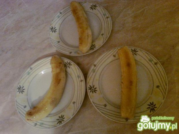 Smażone banany w polewie czekoladowej