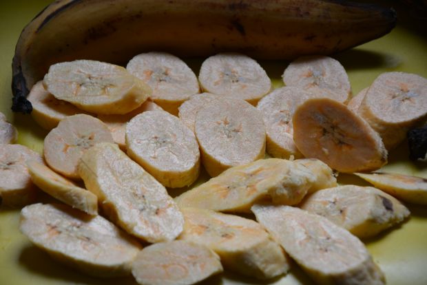 Smażone plantany w cieście serowym