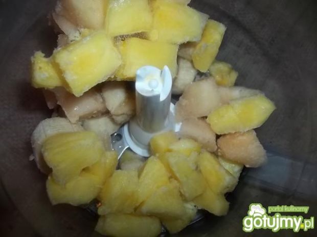 Sorbet ananasowo-gruszkowo-bananowy