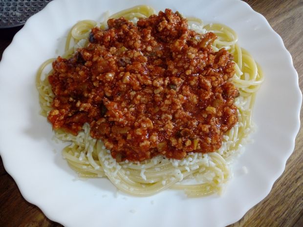 Sos spaghetti z fasolką szparagową