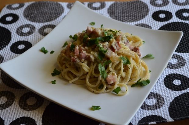 Spaghetti carbonara - pyszne danie i dosc szybkie