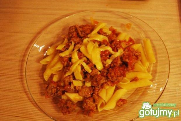 Spaghetti po bolońsku pepsicOli