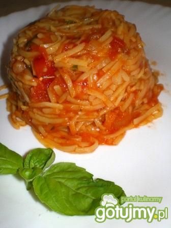 Spaghetti słodko-kwaśne