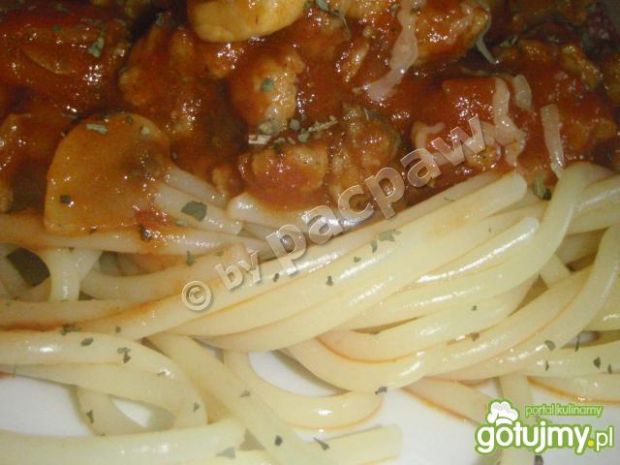 Spaghetti warzywno-mięsne 
