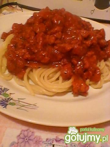 Spaghetti z indykiem
