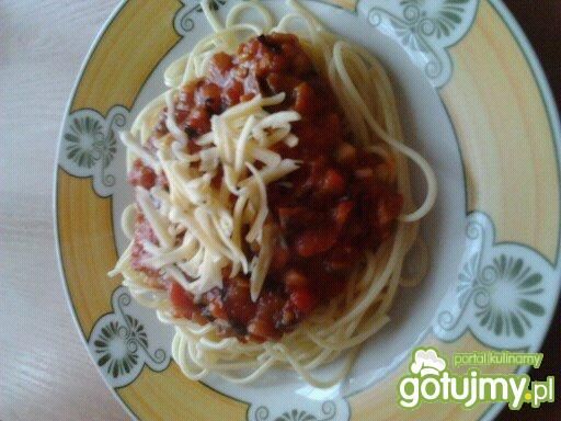 Spaghetti z pieczarkami 6