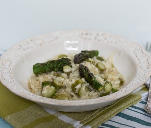 Szparagowe risotto