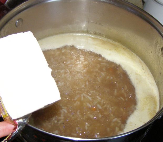 Szpinakowo-ryżowa zupa kremowa