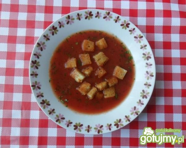 Szybka zupa pomidorowa 