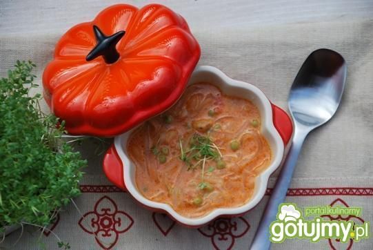 Tajska zupa pomidorowa z krewetkami