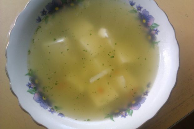 Topiona zupa jarzynowa