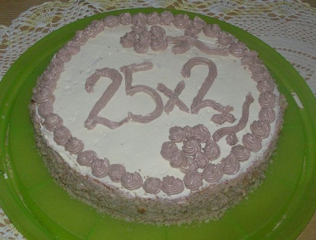 Tort 25 x 2 na piędziesiątkę