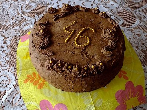Tort czekoladowo - kakaowy