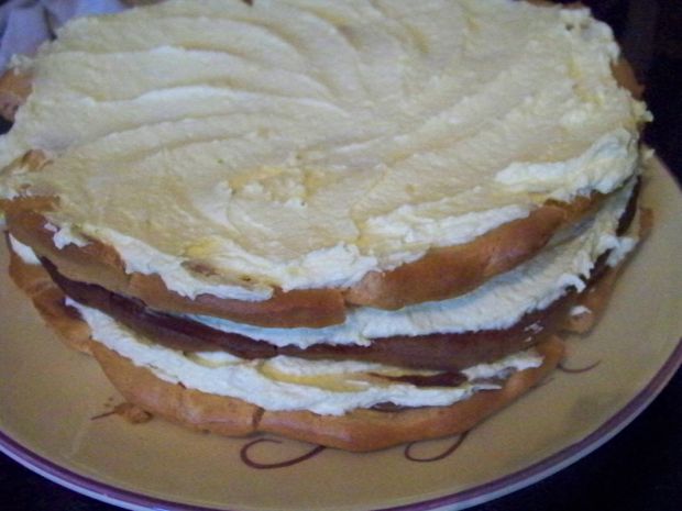 Tort karpatka z nutellą