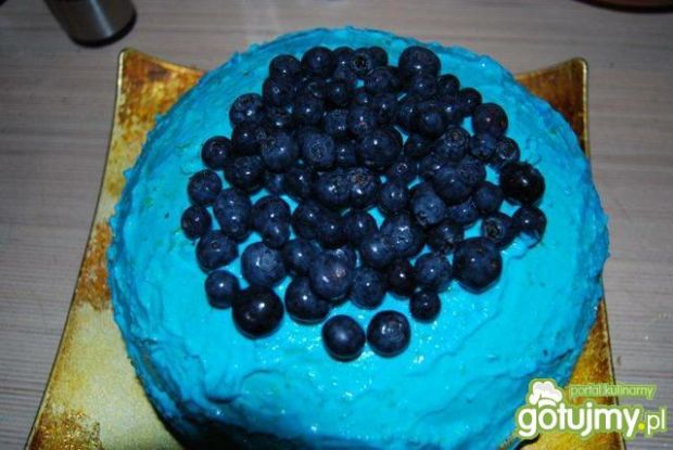 Tort kawałek błękitu