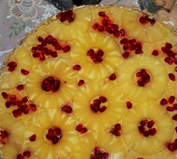 Tort orzechowo- ananasowy