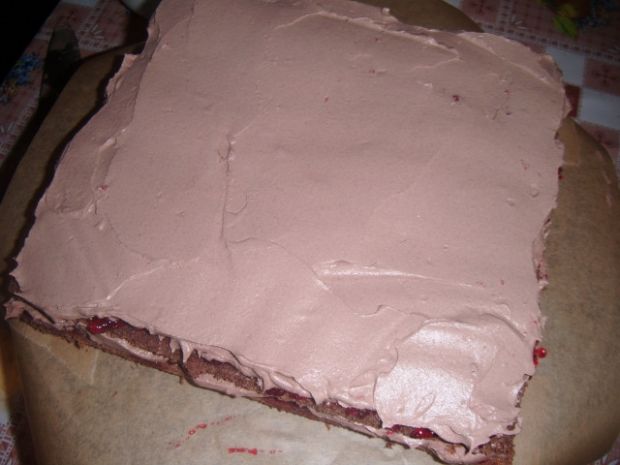 Tort wiśniowo - czekoladowy