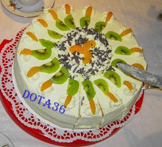 Tort z owocami