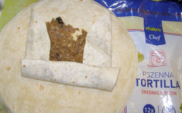 Tortilla jak krokiety pieczarkowe i barszcz