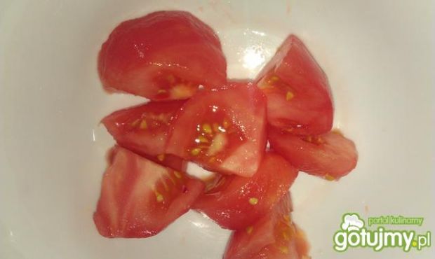 Twarożek z pomidorem i rzodkiewkami