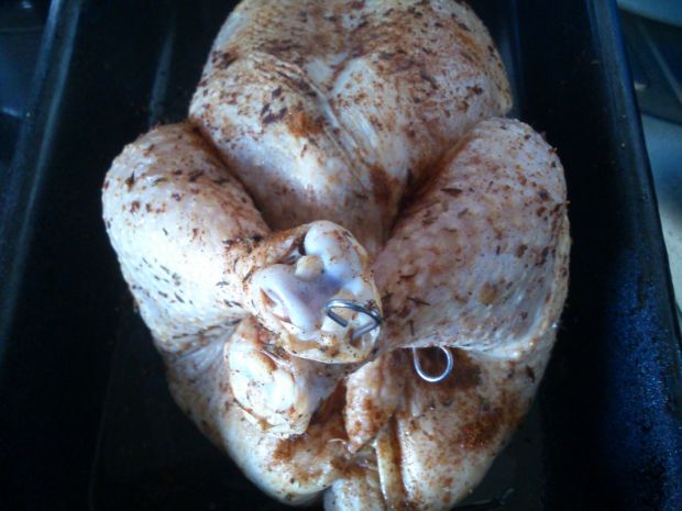 Tymiankowo-cytrynowy kurczak pieczony