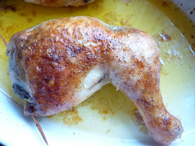 Udka z kurczaka nadziewane opieńkami