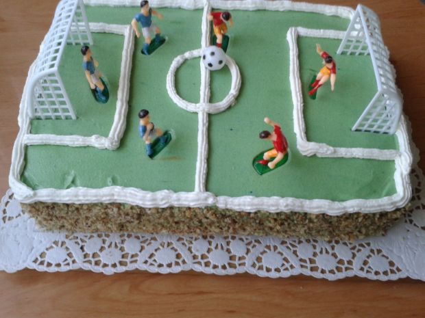 Urodzinowy torcik dla trenera piłki nożnej