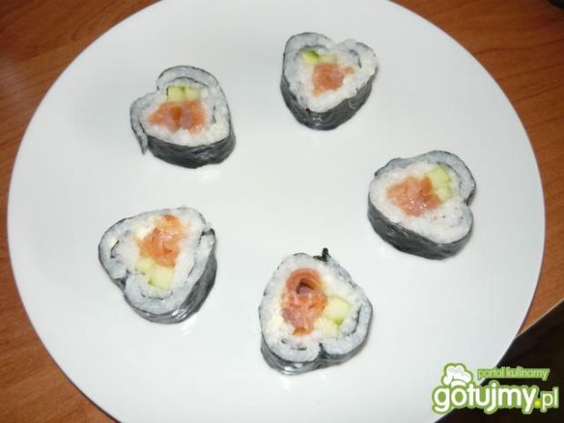 Walentynkowe sushi