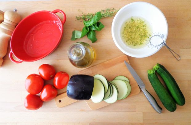 Warzywa zapiekane w aromatycznej oliwie