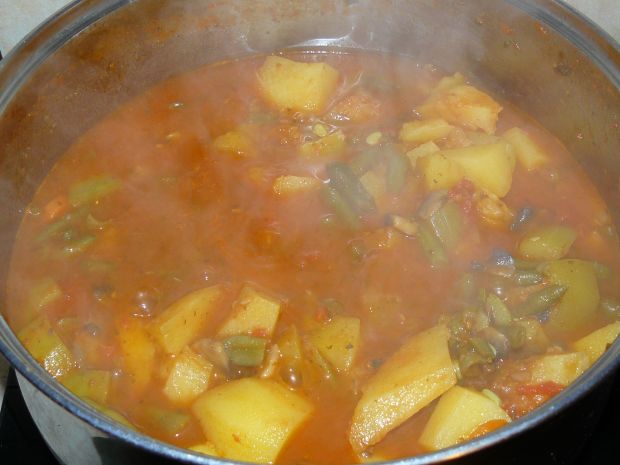 Warzywno - pieczarkowa zupa krem