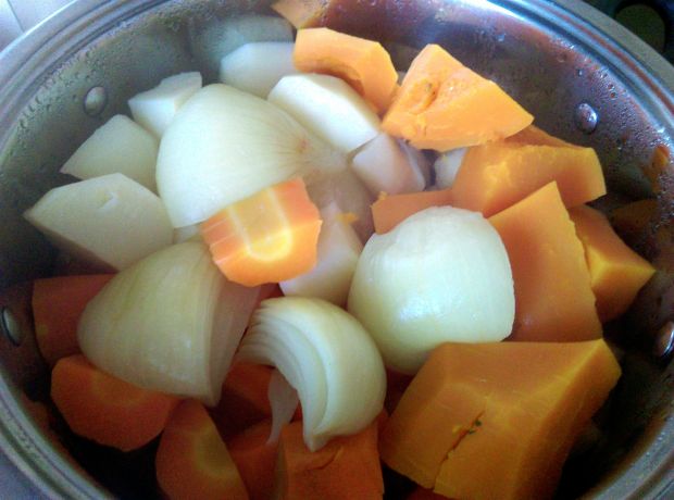 Warzywny pasztet z dynią i marchewką
