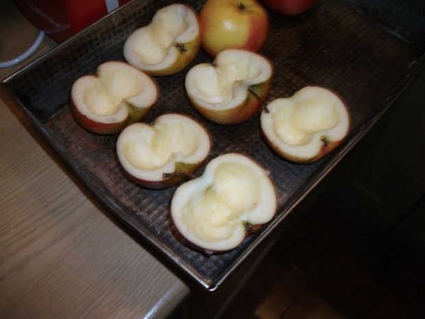 Wigilijne jabłka nadziewane