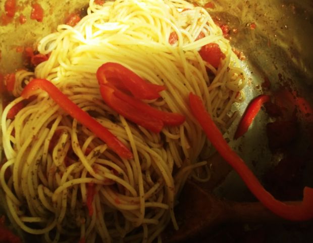 Zapiekanka a'la spaghetti z pulpecikami