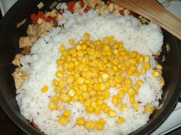 Zapiekanka ryżowa a'la gyros